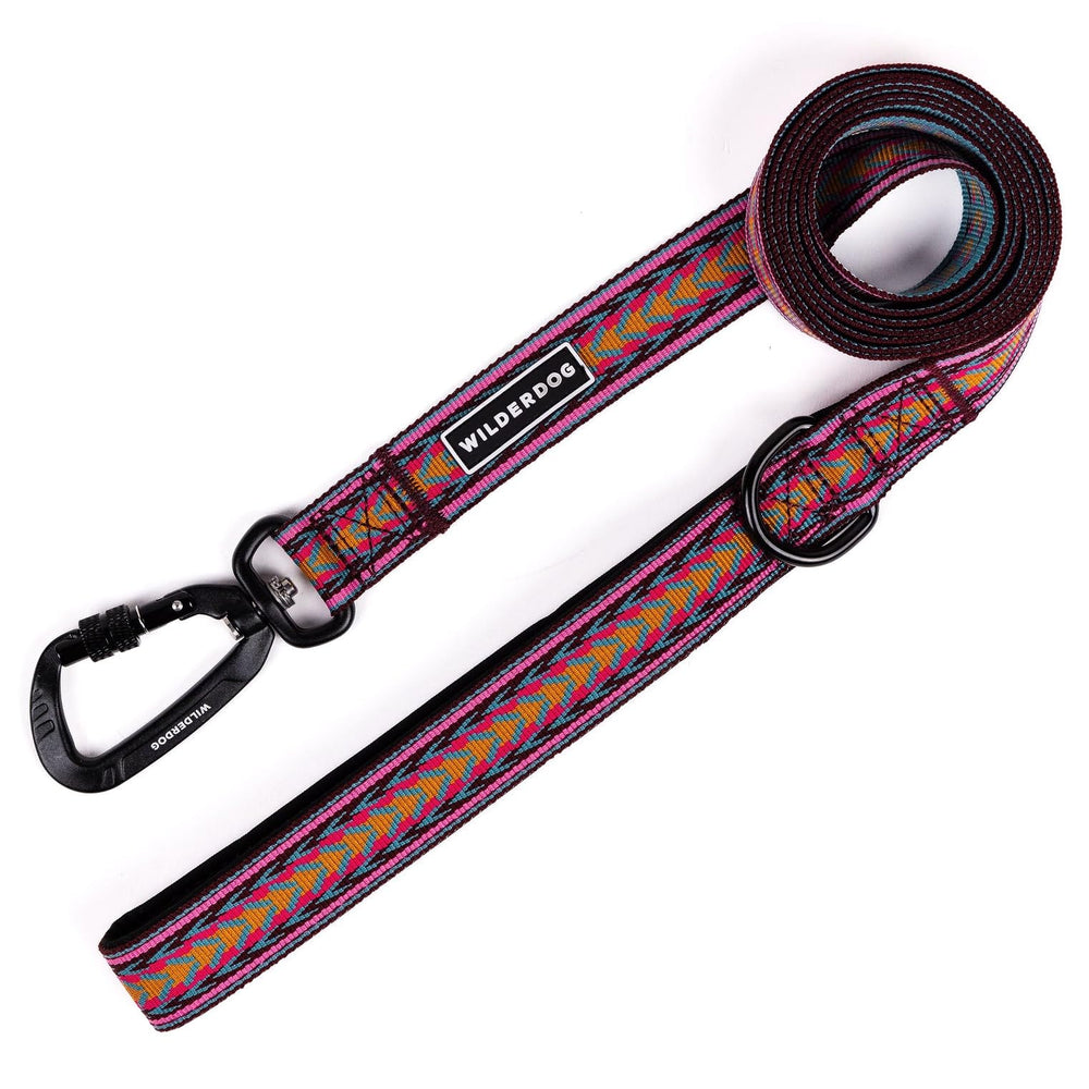 Correa Wilderdog Ultralight en color amanecer, seis pies, ligera para paseos.