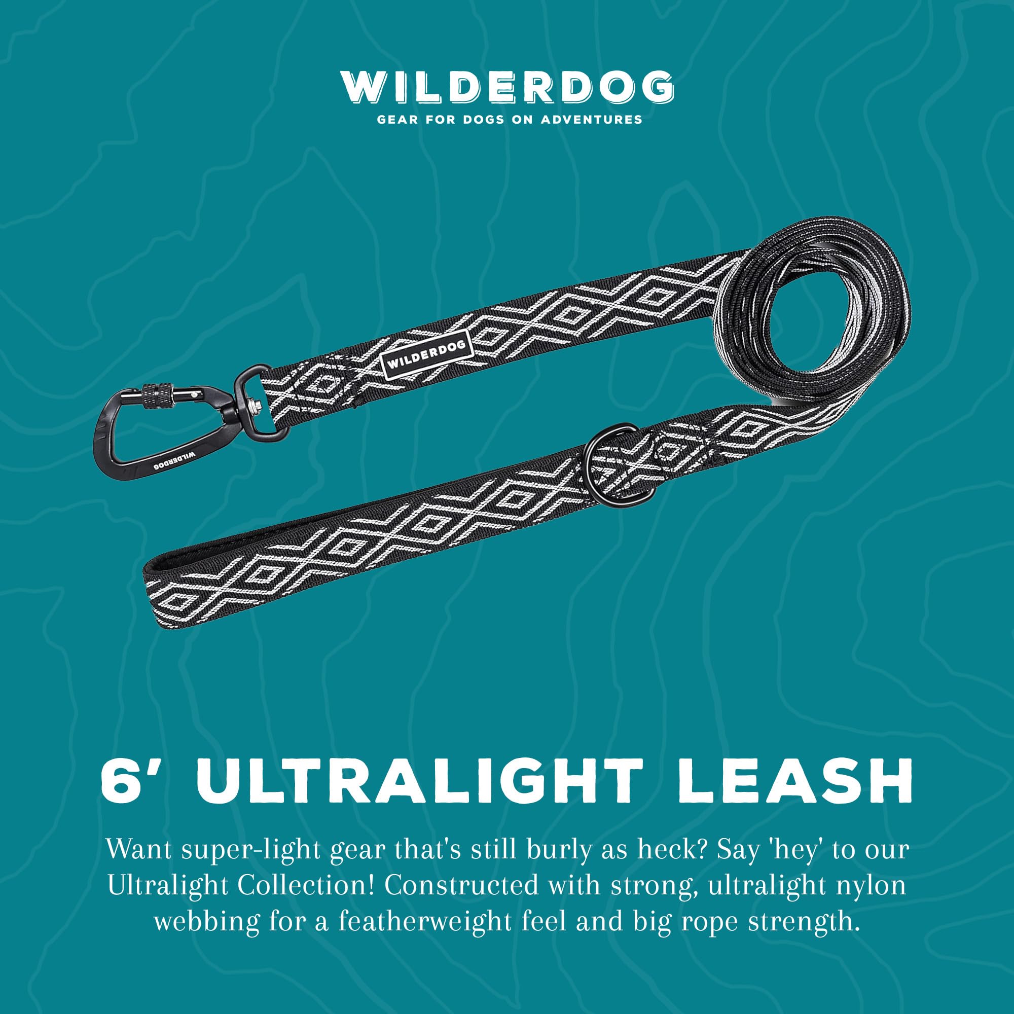 Mango acolchado Wilderdog Ultralight, agarre cómodo durante caminatas largas.