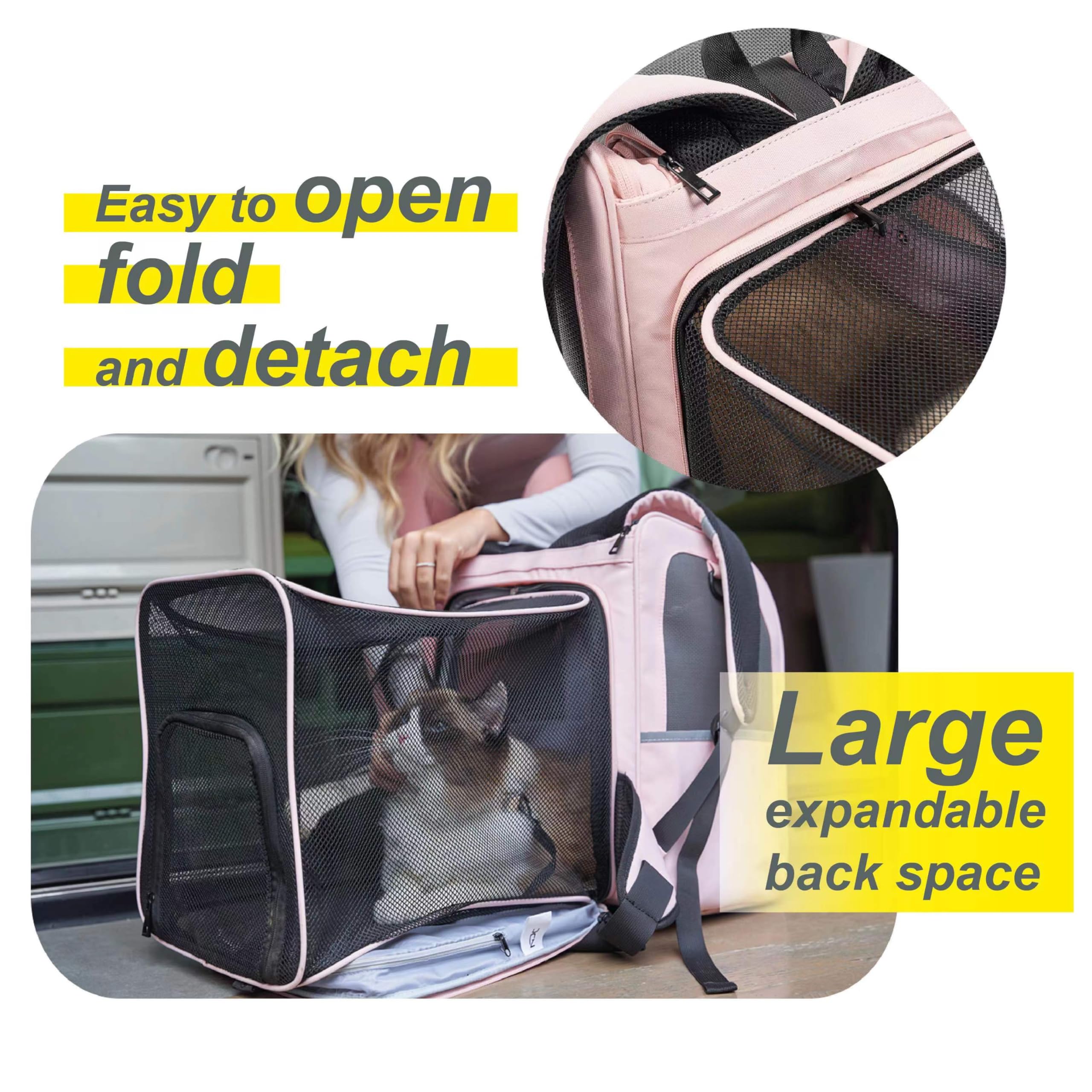 Interior ampliado Wildgogo para gatos y perros pequeños durante viajes