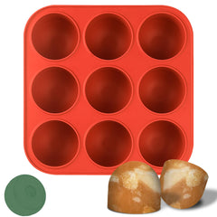Wilewir molde silicona 9 cavidades para golosinas de perro, ideal para snacks caseros.