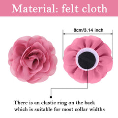 Willbond broches de flores para collar, 8 cm, añade elegancia en salidas.