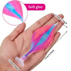 Willbond hamaca hoja rosa para betta, añade color vibrante al acuario.