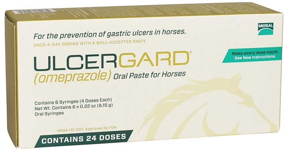 UlcerGard: cada jeringa contiene 4 dosis para manejo práctico.