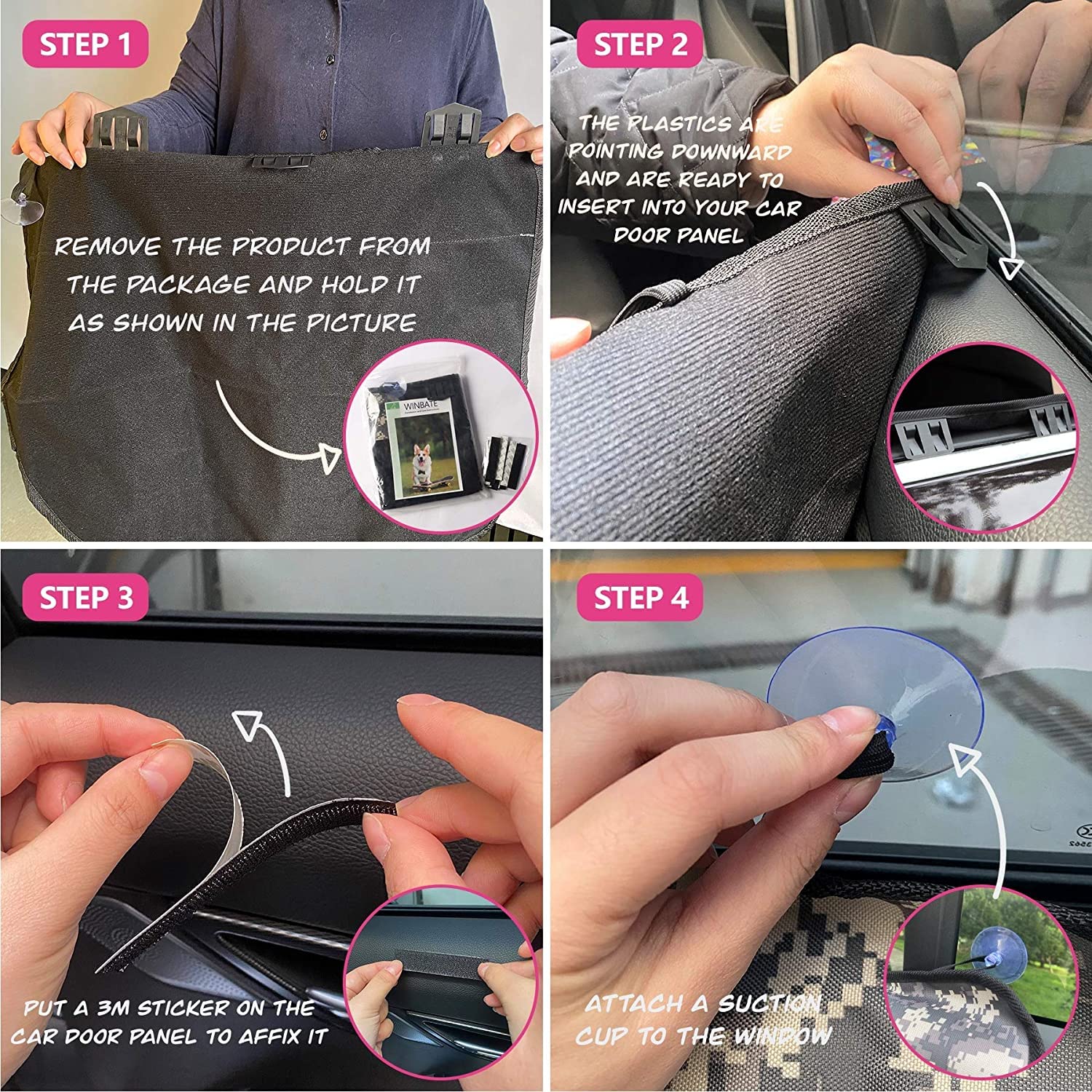 Winbate con bolsillos prácticos para guardar objetos durante el viaje.