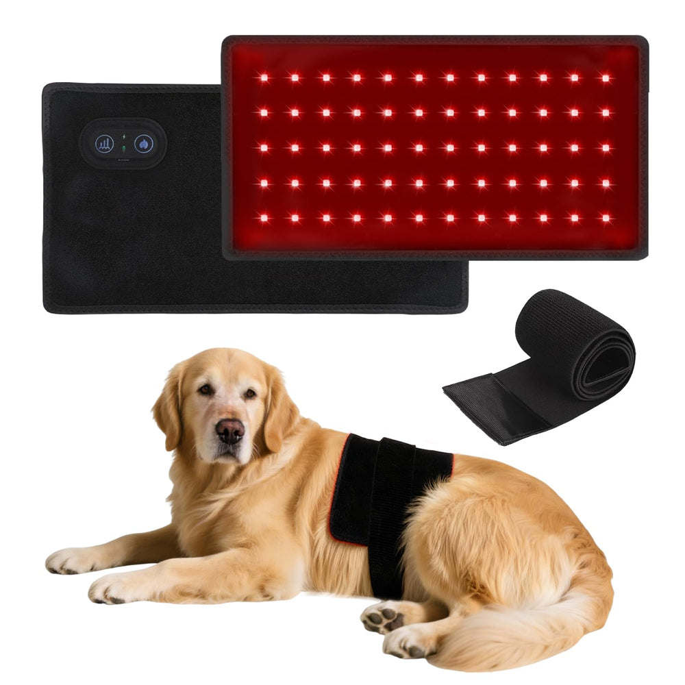 Wind in Hand panel-led-80led, facilita terapia de luz para mascotas en casa.