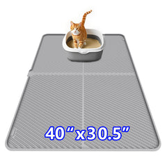 windhunt alfombrilla de silicona para caja de arena del gato, captura arena eficazmente