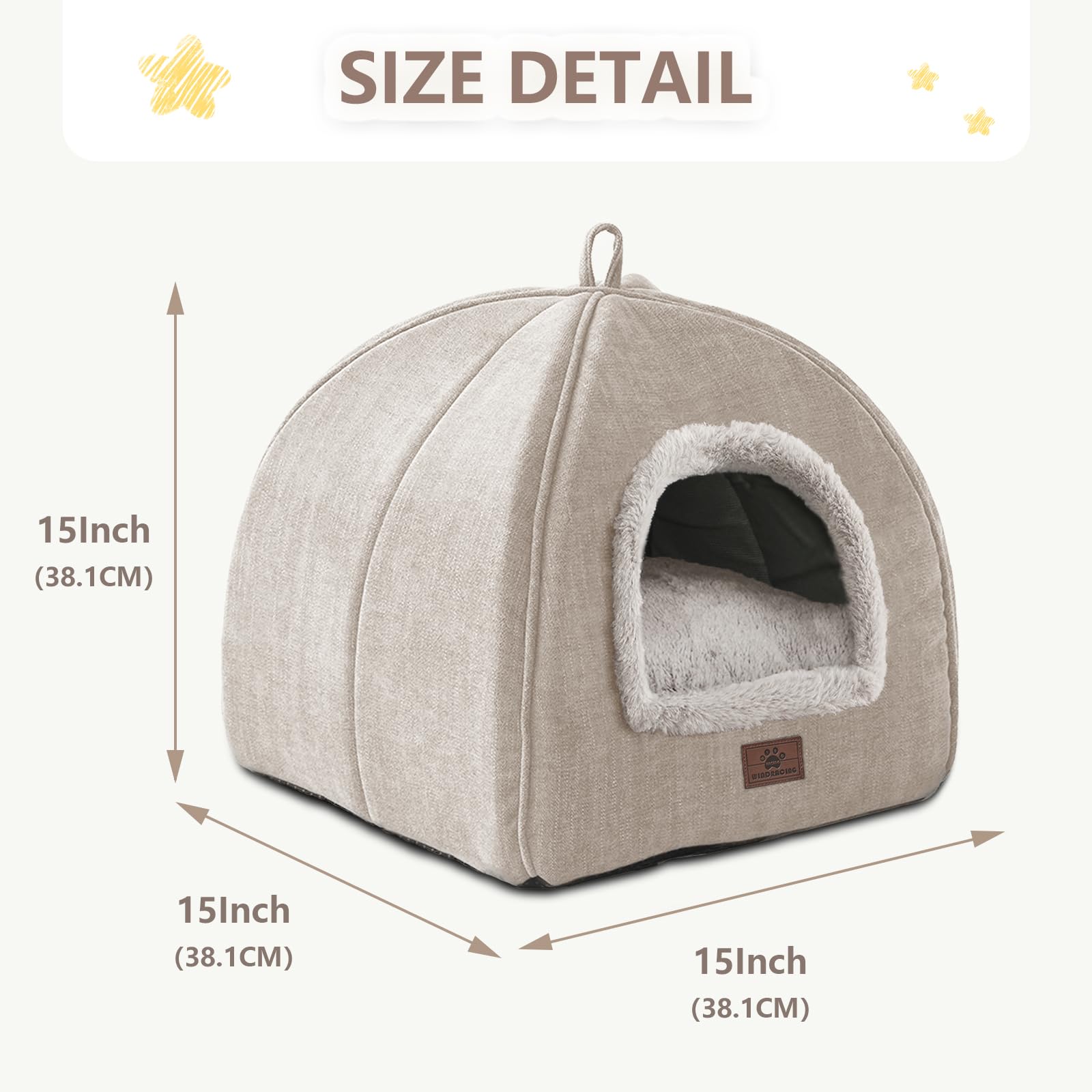 Cama WINDRACING plegable para gatos: fácil de transportar