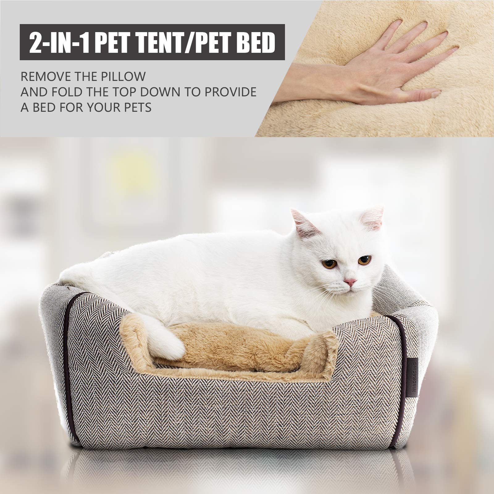 WINDRACING cama para gatos robusta, material duradero resistente a mordidas