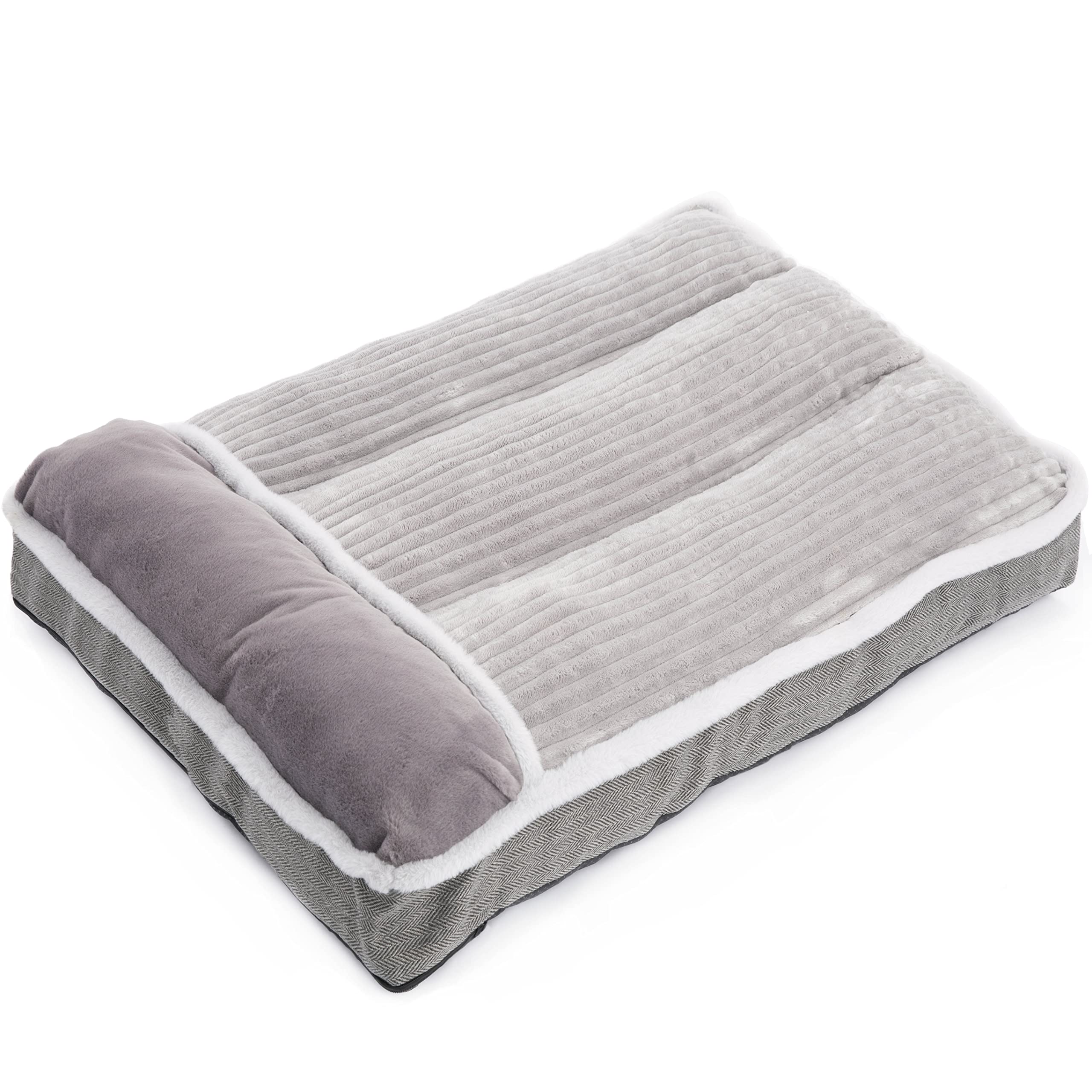 Cama WINDRACING con almohada integrada para una postura de descanso ergonómica.