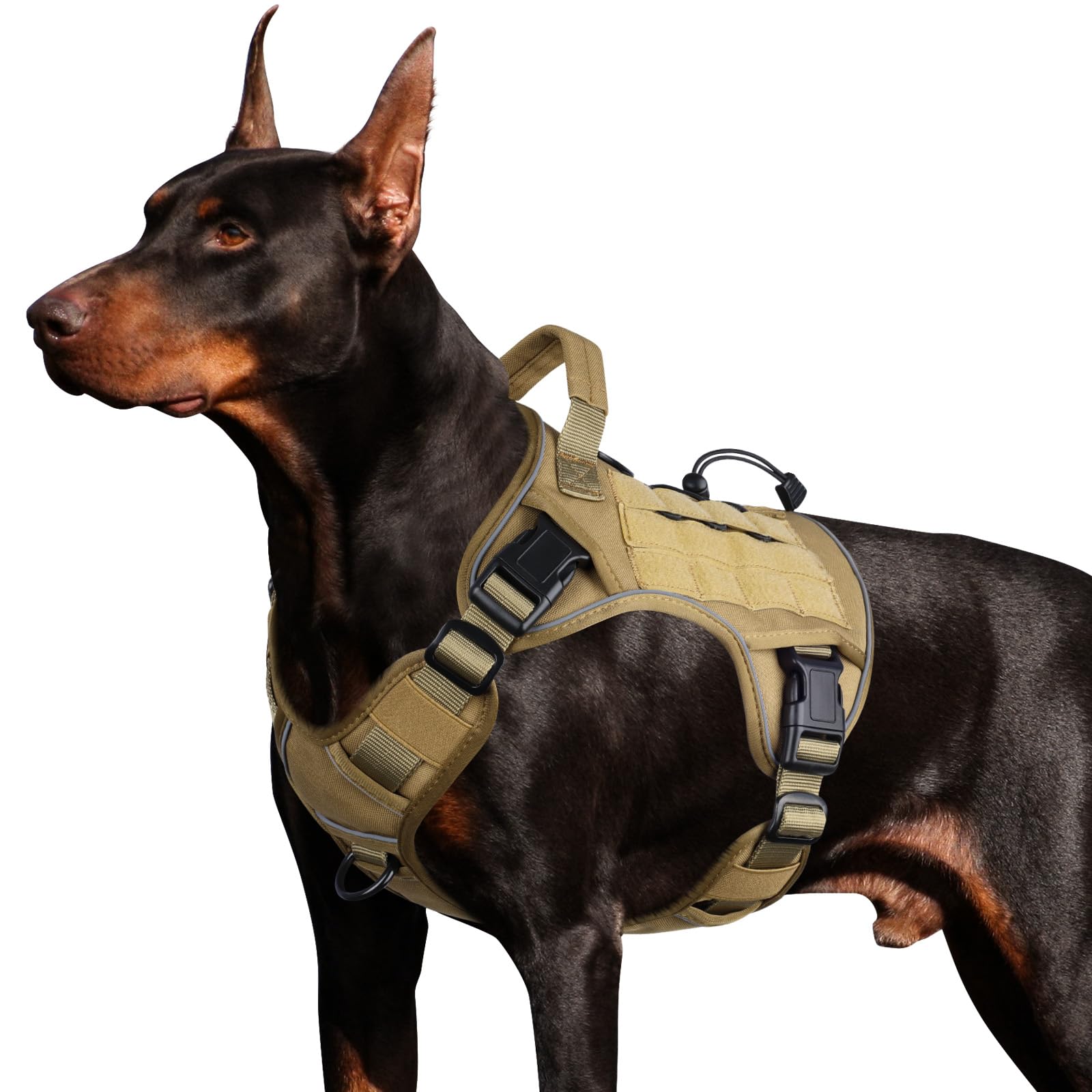 Arnés WINGOIN para perros grandes con nylon militar y camuflaje exterior duradero.