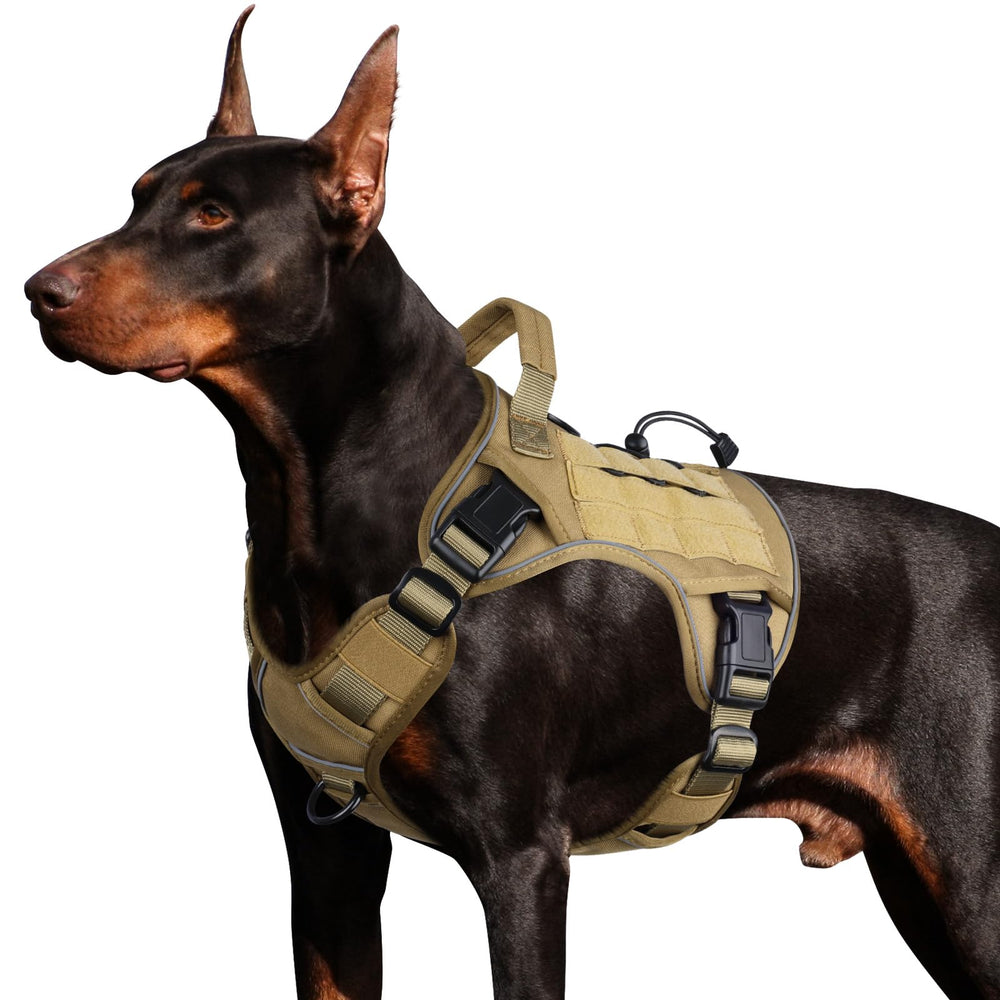 Arnés WINGOIN para perros grandes con nylon militar y camuflaje exterior duradero.