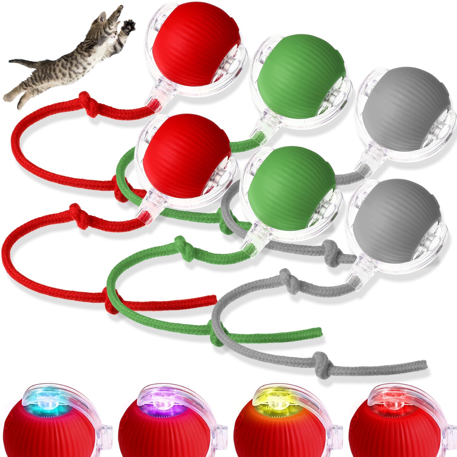 WinnerWhy bola-gato-interactiva-360: estímulo de juego activo dentro de casa