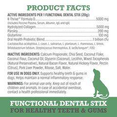 WINPRO Stix Dentales contienen colágeno hidrolizado y perejil para promover cuidados bucales.
