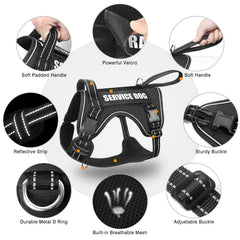 WINSEE arnés MOLLE laterales: espacio para parches y accesorios.