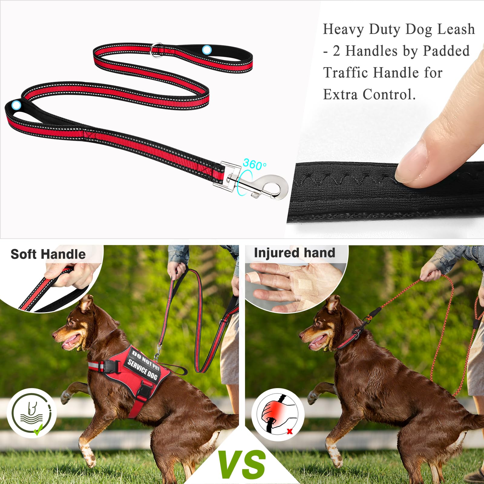WINSEE parches para perros, 10 etiquetas para personalizar el chaleco.