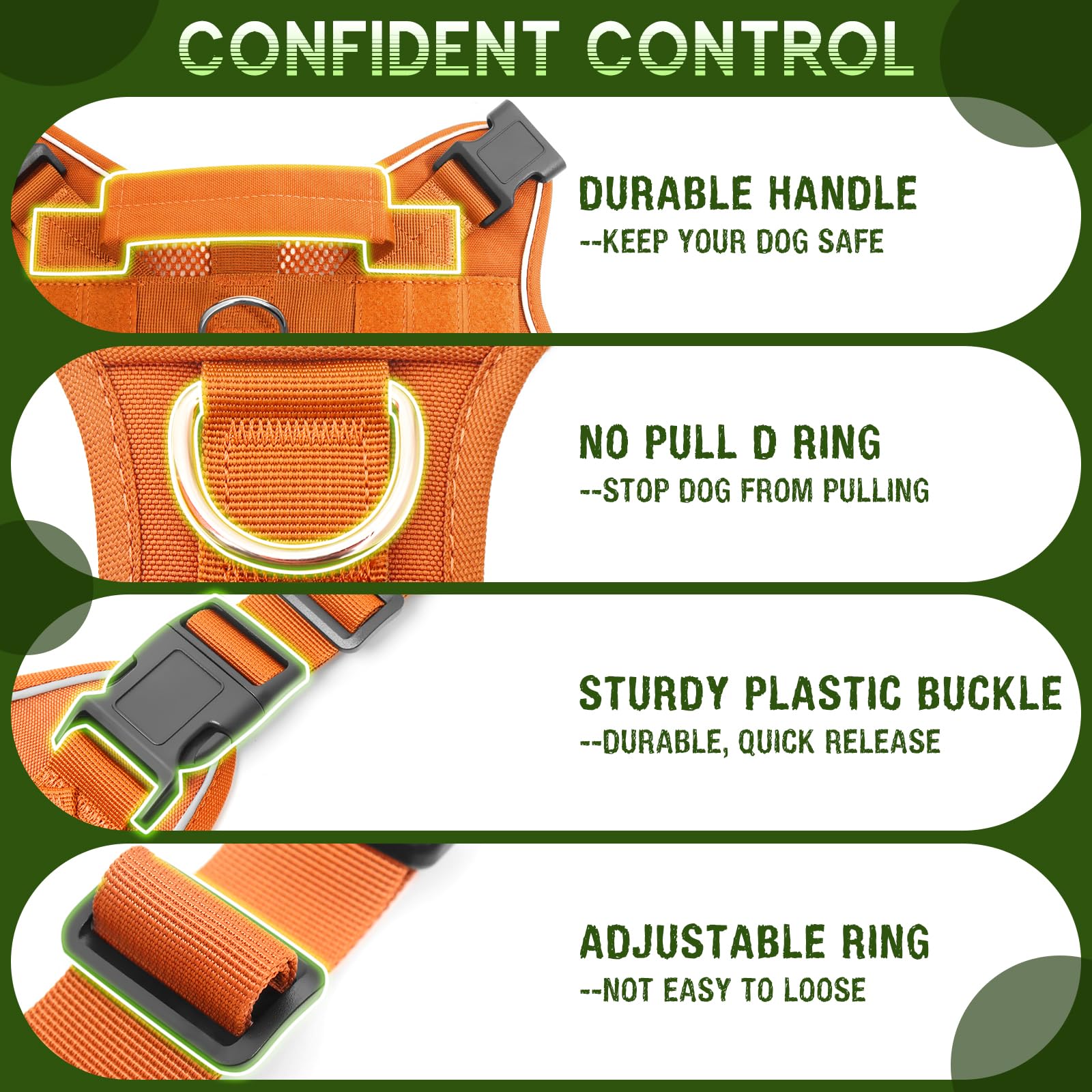 Sistema Molle de WINSEE para portar accesorios durante caminatas.
