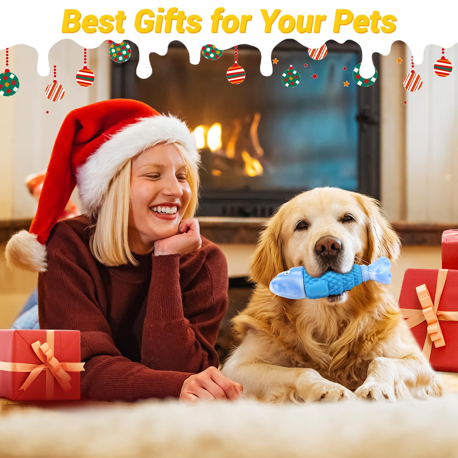 WinTour juguete para perros grandes, diseñado para perros de 20-80 lb.