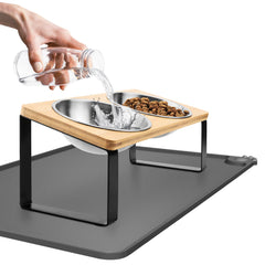 WinTruffles tazones elevados para gatos, juego de 2, para comidas más cómodas