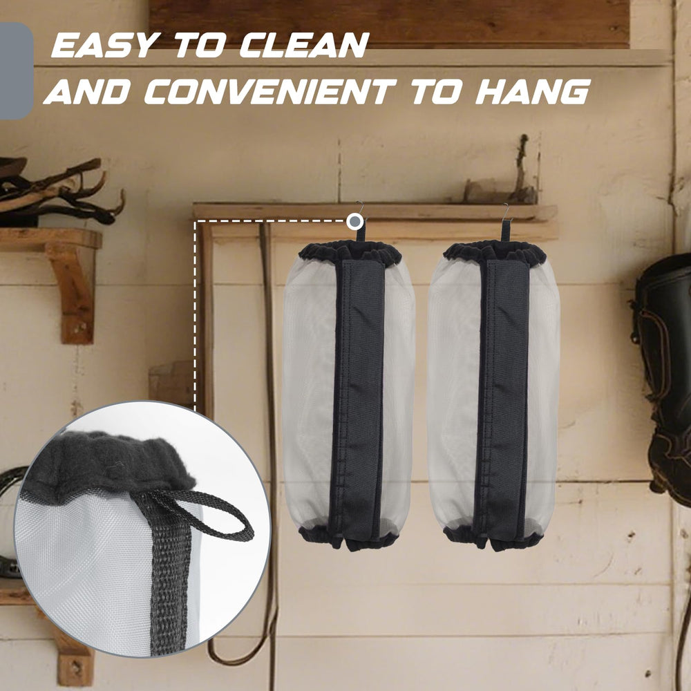 Wizbrio botas-malla-fina diseñadas para repeler mosquitos y polvo en campo