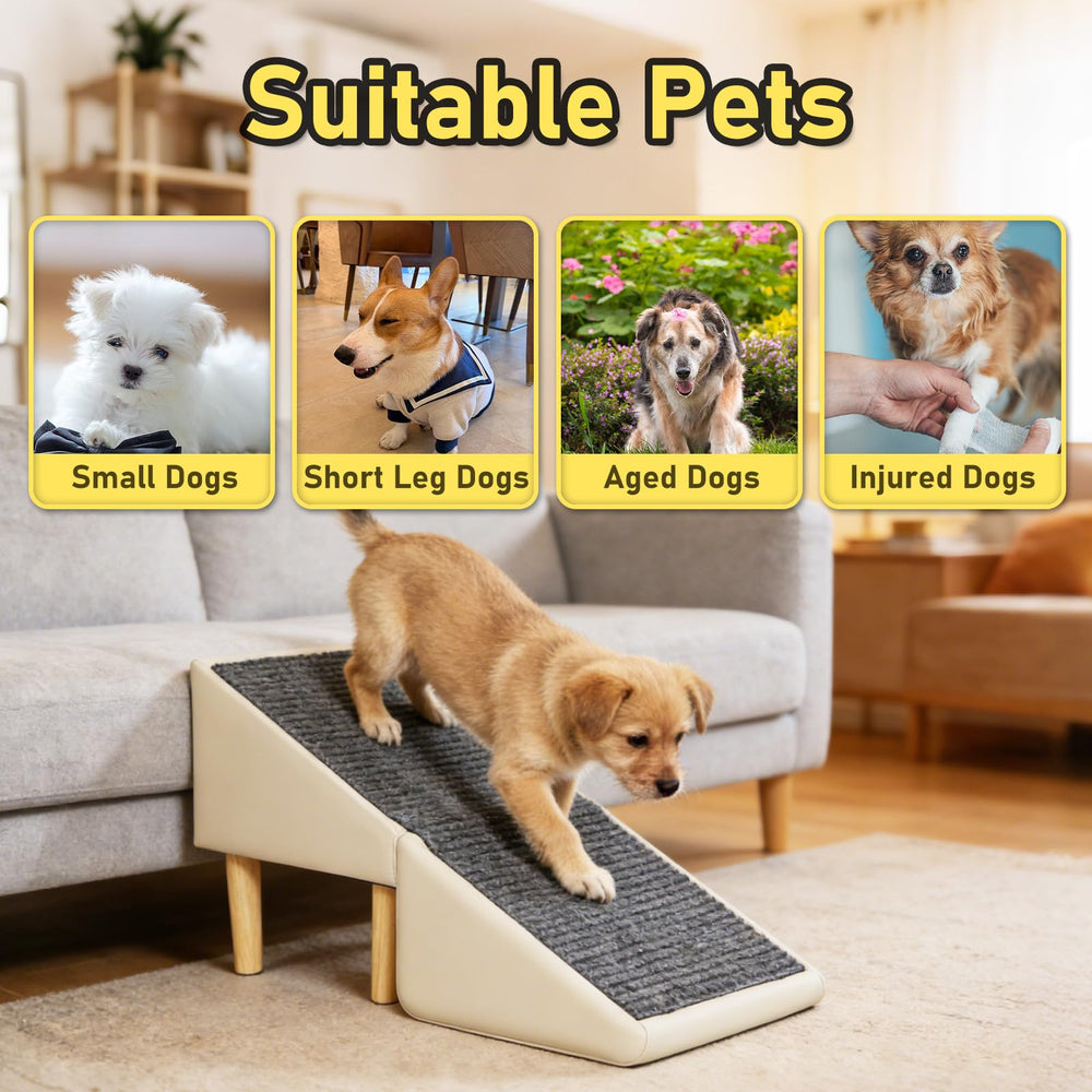 Diseño-moderno-de-WLDGQGE, rampa para perro integra estilo contemporáneo en casa.
