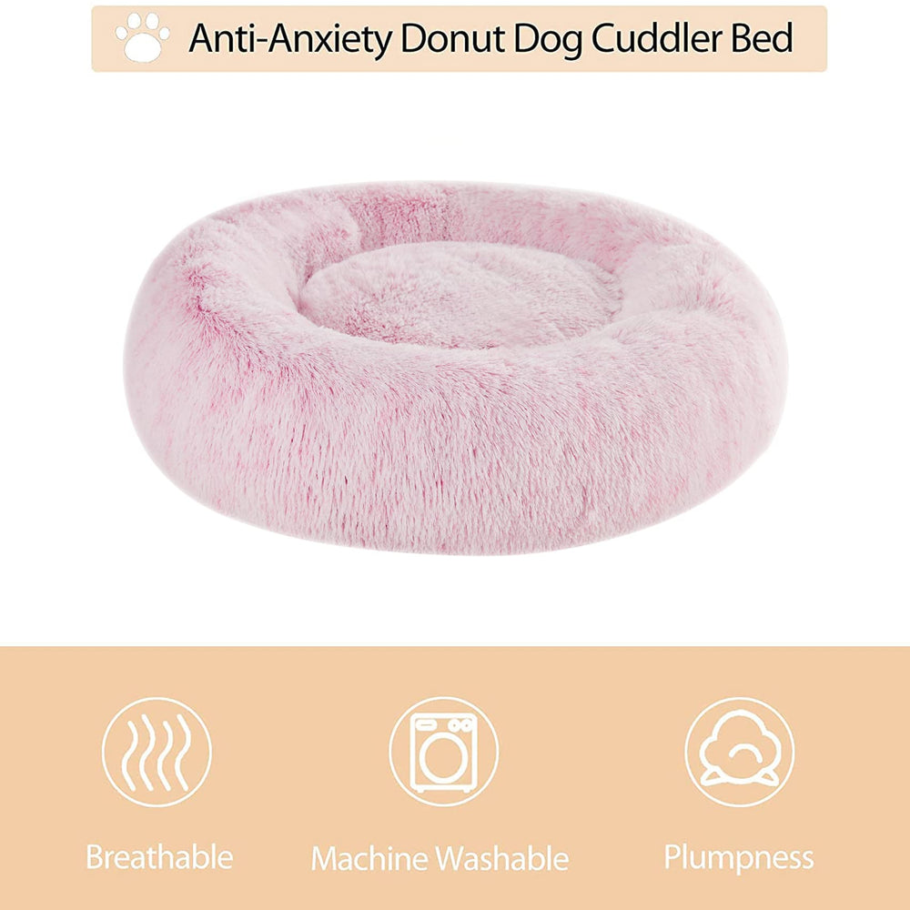 Cama WNPETHOME con borde elevado, soporte suave para mascotas pequeñas.
