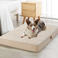 WNPETHOME cama ortopédica XL para perros en jaula, confort diario