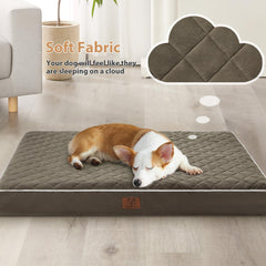WNPETHOME cama gigante con funda lavable para limpieza rápida e higiene.