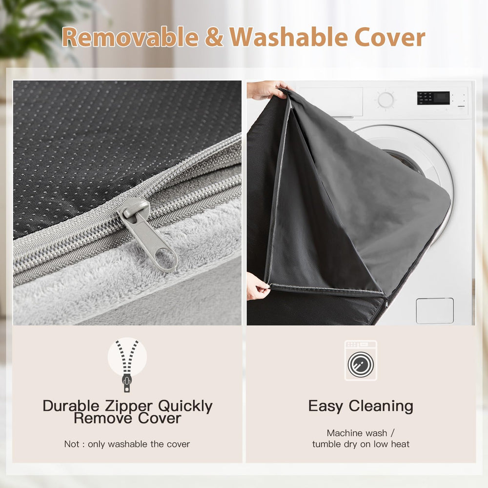 Capa impermeable de la cama WNPETHOME evita manchas y olores.