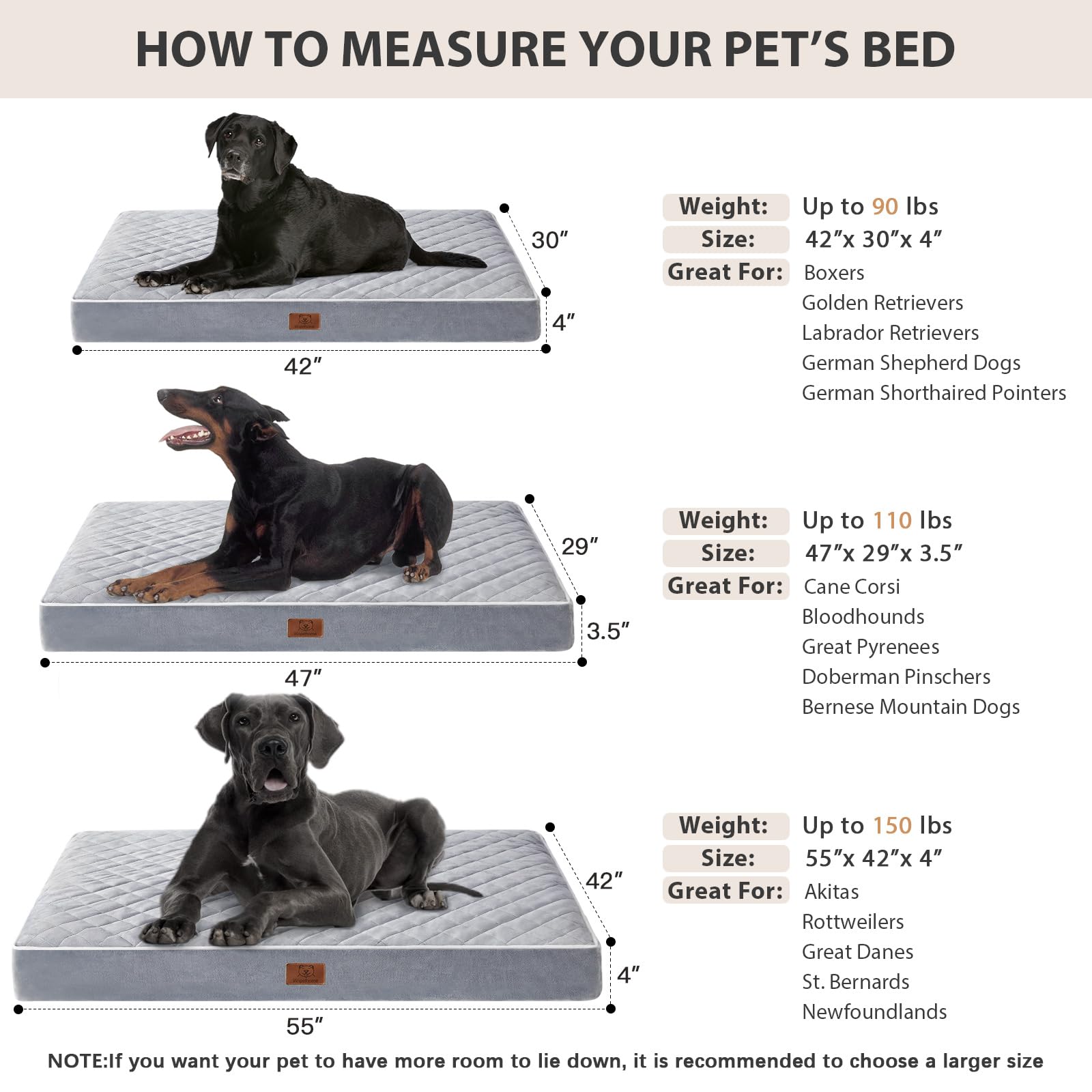 Cama WNPETHOME para uso diario en casa, lista para habitación o jaula.