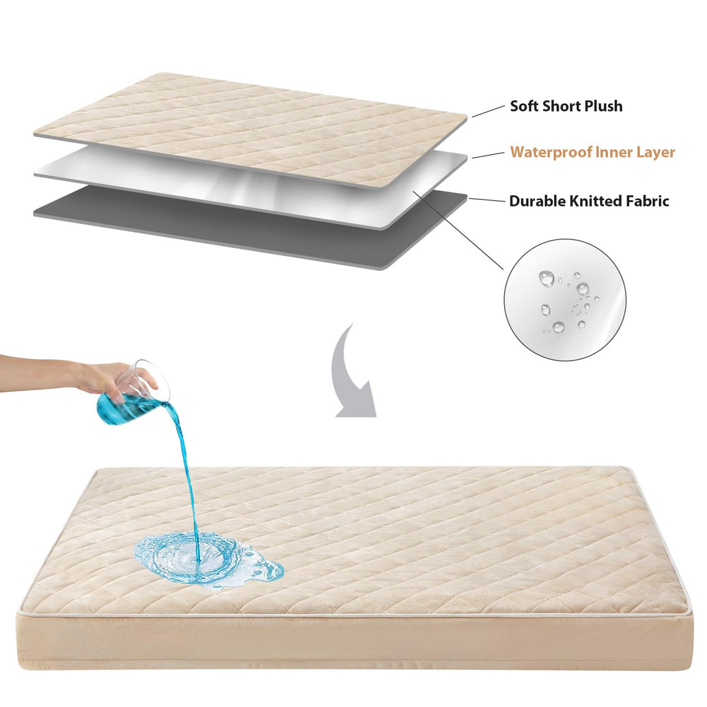 Dimensiones 42x30 pulgadas de WNPETHOME, ideal para razas grandes.