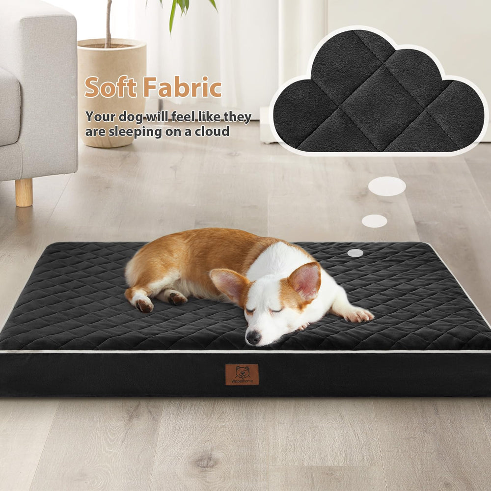 Funda desmontable de la cama WNPETHOME XXL para lavado rápido