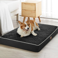 Cama WNPETHOME XXL con superficie de terciopelo suave para descanso cálido