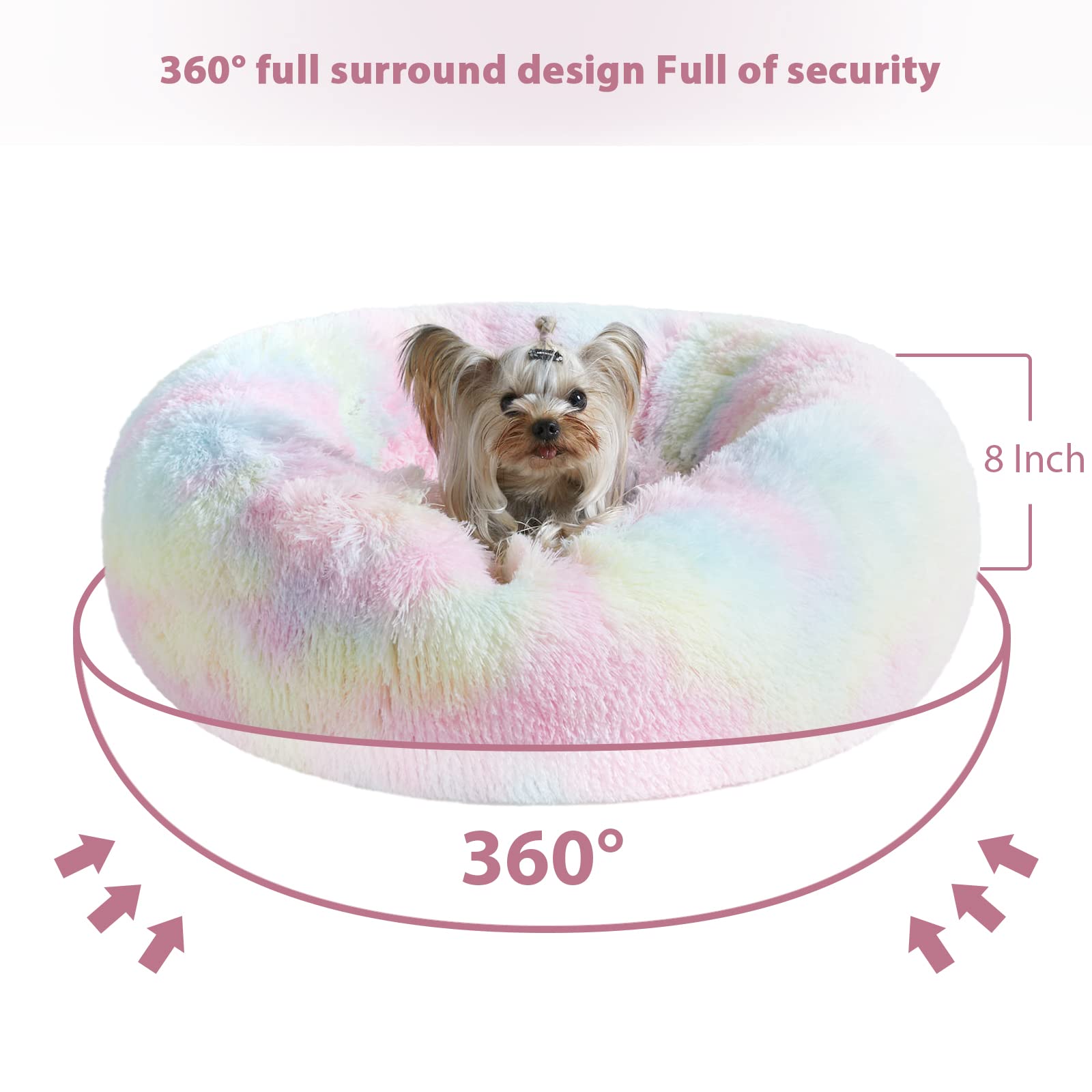 Textura de felpa WNPETHOME donut suave, sensación acogedora