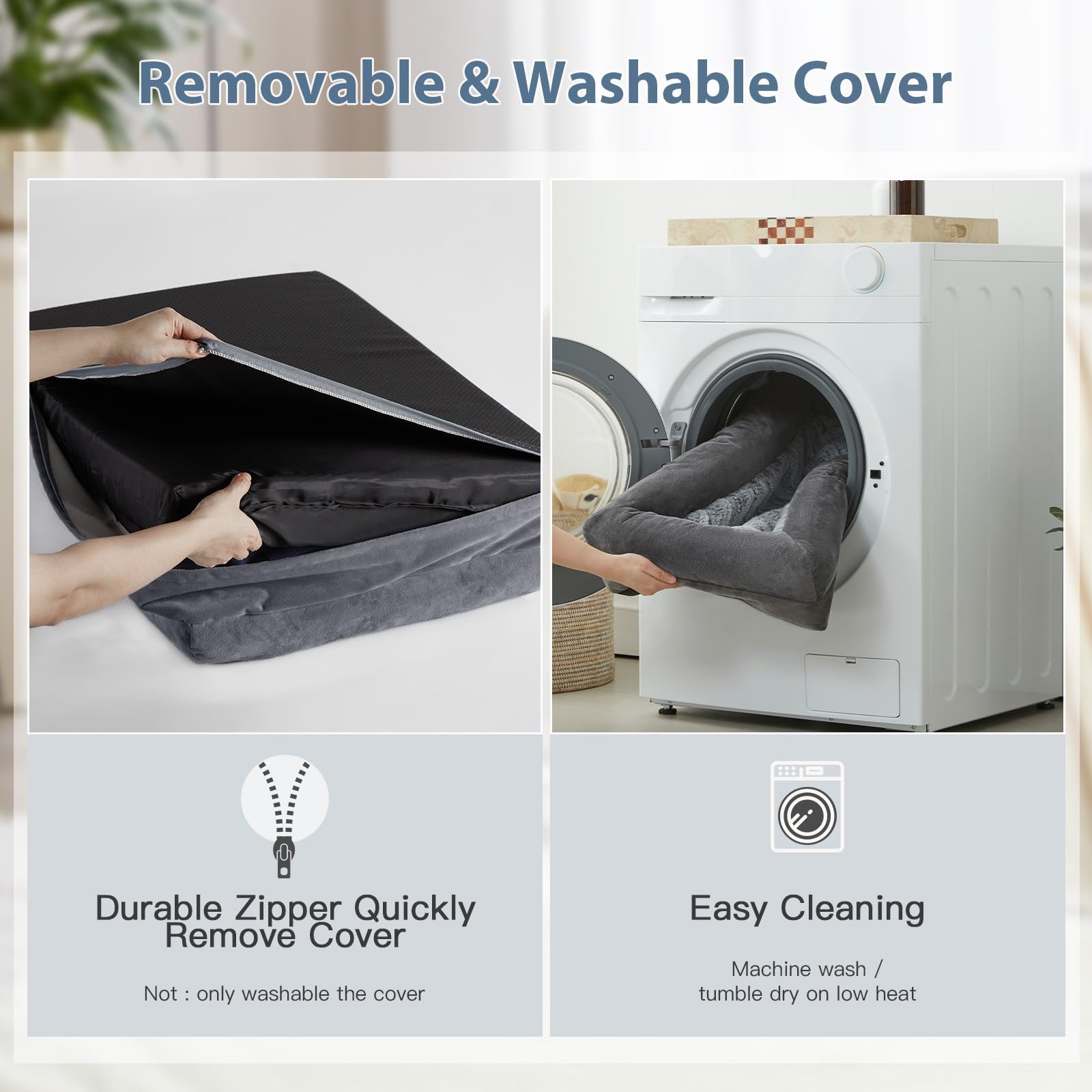 Base antideslizante de la cama WNPETHOME XL evita deslizamientos