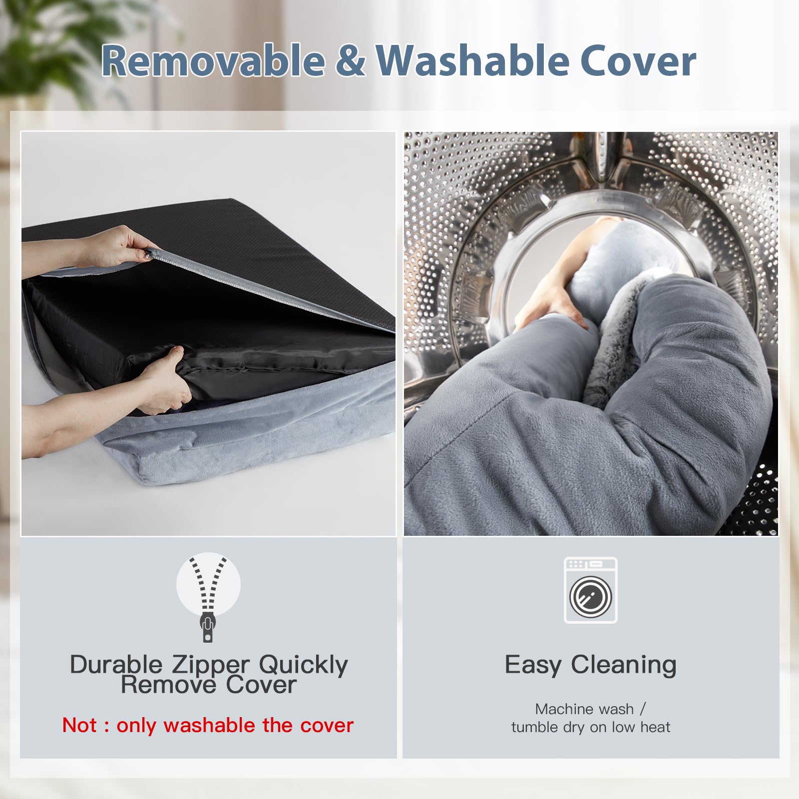 Dimensiones 41x28x7 pulgadas en WNPETHOME XL para perros grandes.