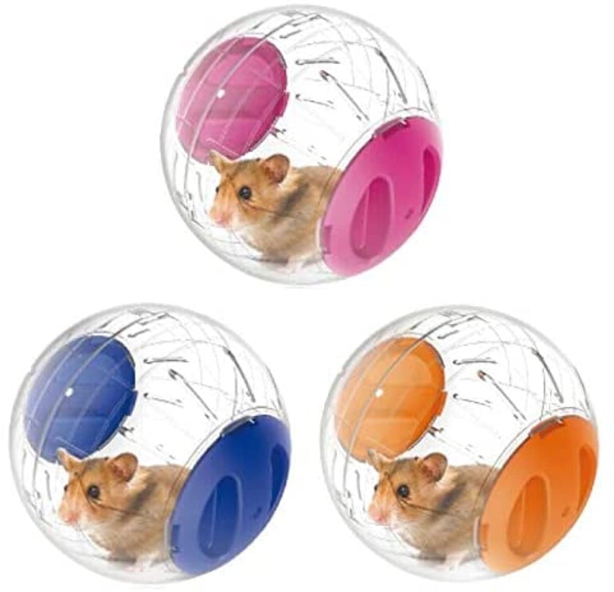 Bola ventilada WNZQK para hámster, diseño transpirable para sesiones prolongadas.