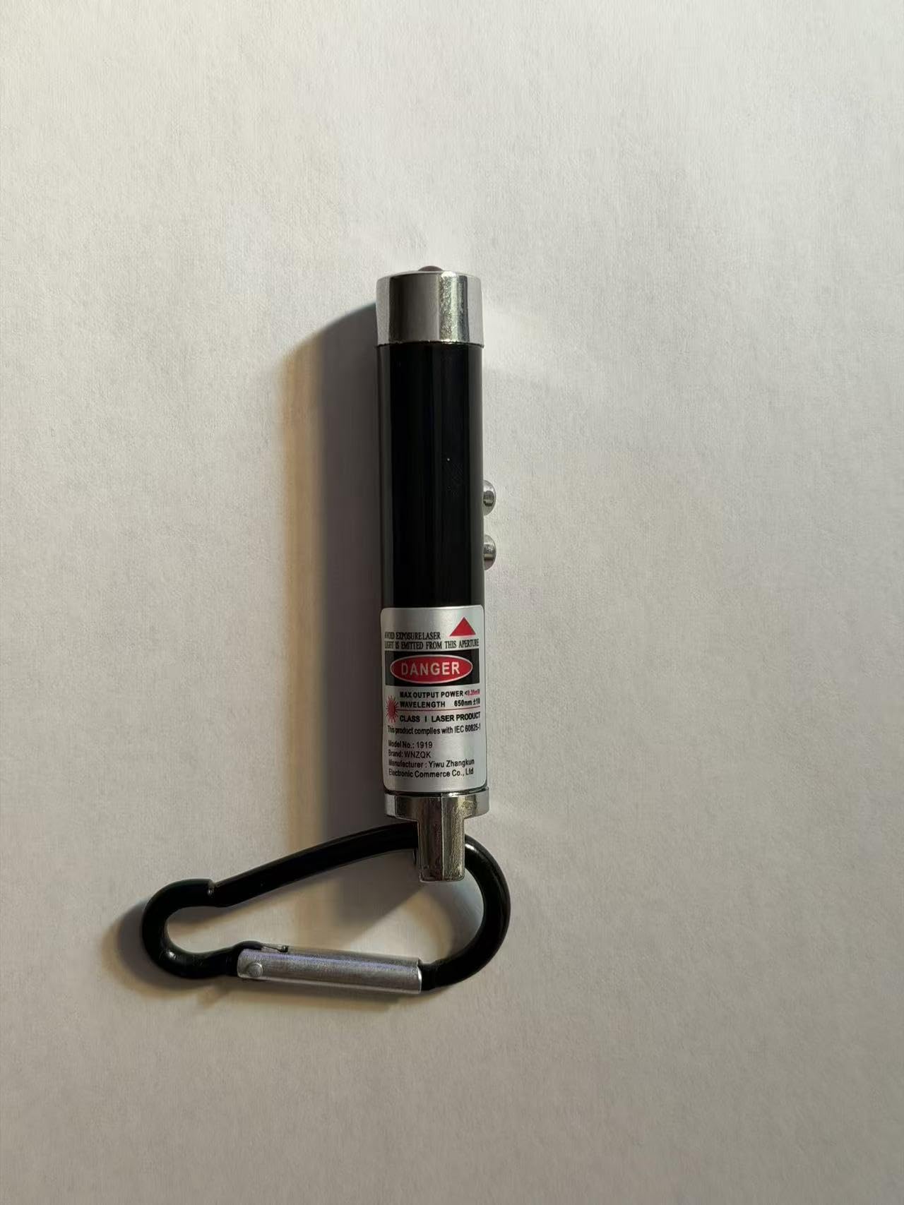 Luz láser mini WNZQK para juegos nocturnos seguros.