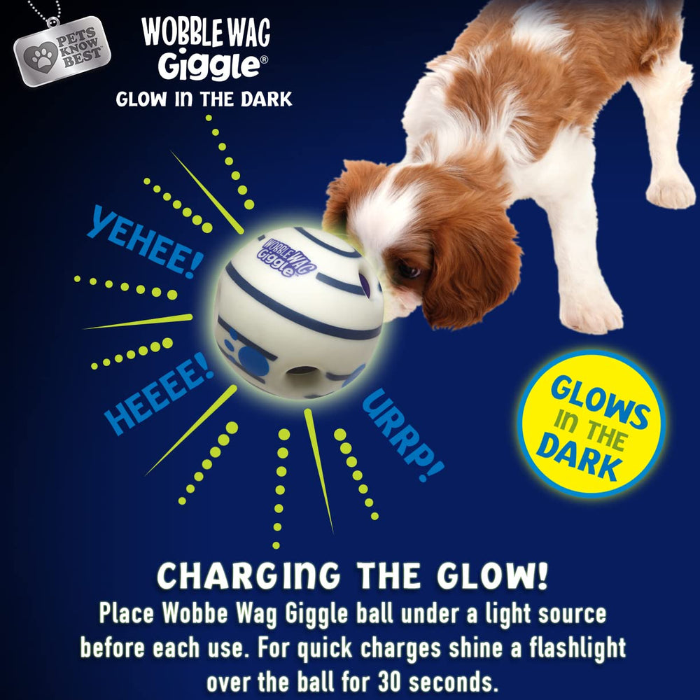 Bola Wobble Wag Giggle ideal para ejercicio y diversión en casa.