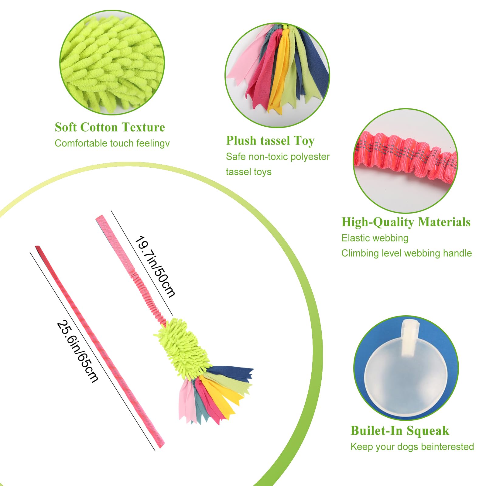 Wodoca juguete con sonido chirriante para perros, ideal para mantenerlos activos.