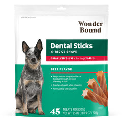 Wonder Bound Bâtonnets Dentaires Boeuf – emballage pratique pour chien
