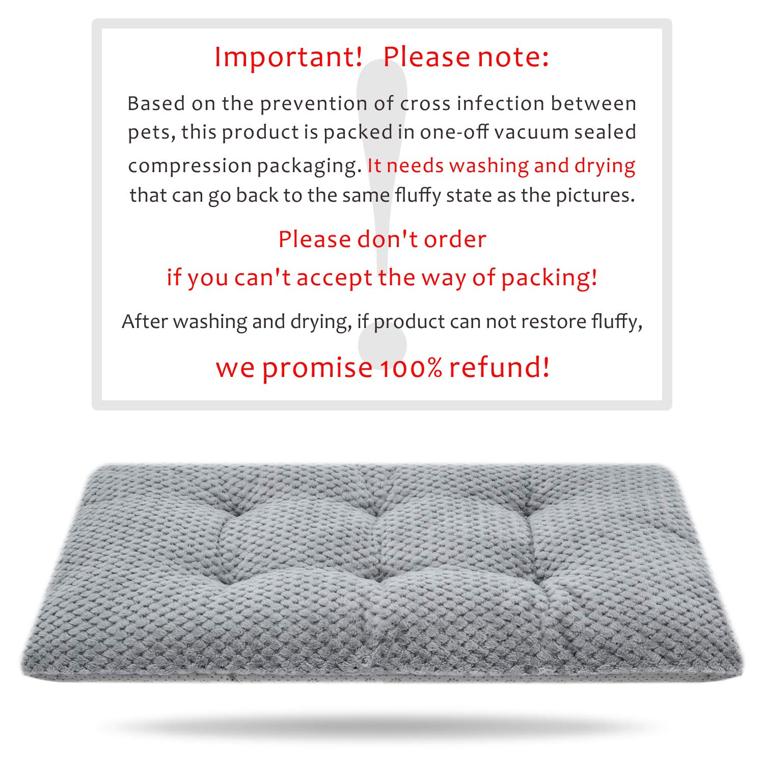 Wonder Miracle cama duradera para mascotas que pesan hasta 20 libras.