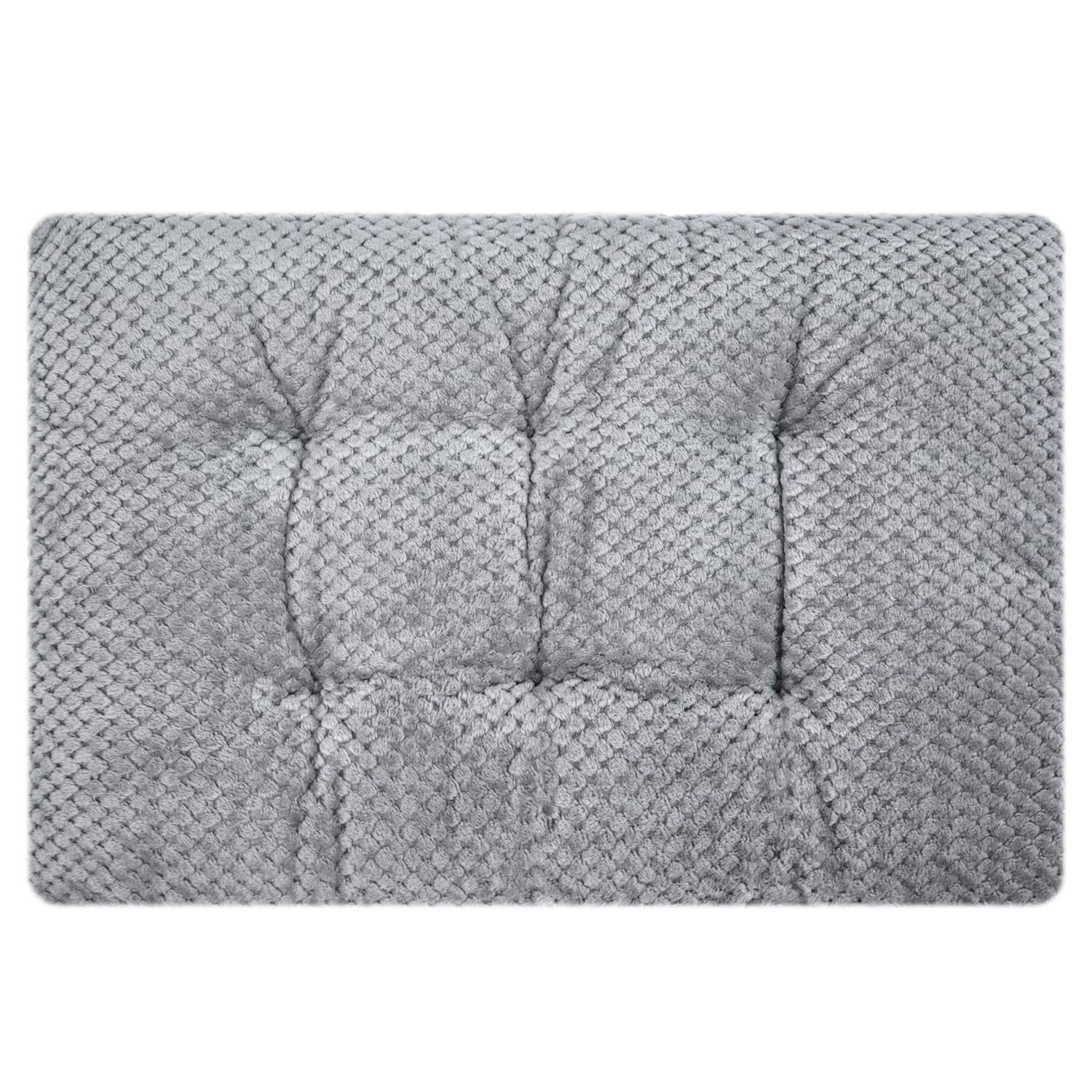 Wonder Miracle cama peluche para gato gris, rincón cálido para siestas.