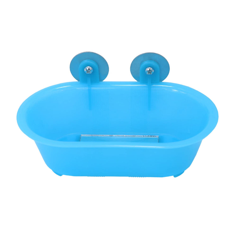 Wontee bañera para aves, tamaño 14-5x8-2x4-5 cm