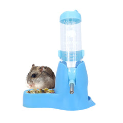 Wontee bebedero colgante 125ml azul, facilita el acceso al agua para el hamster.