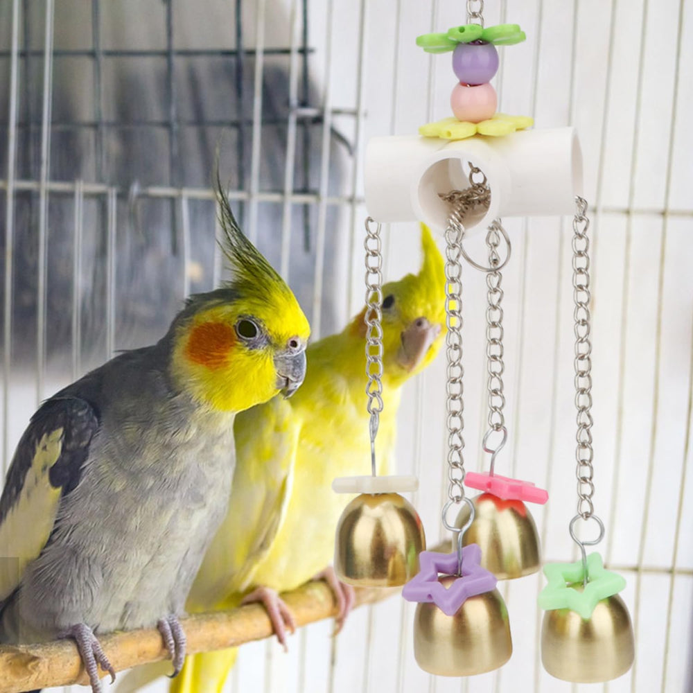 Wontee material metálico seguro y duradero para aves curiosas