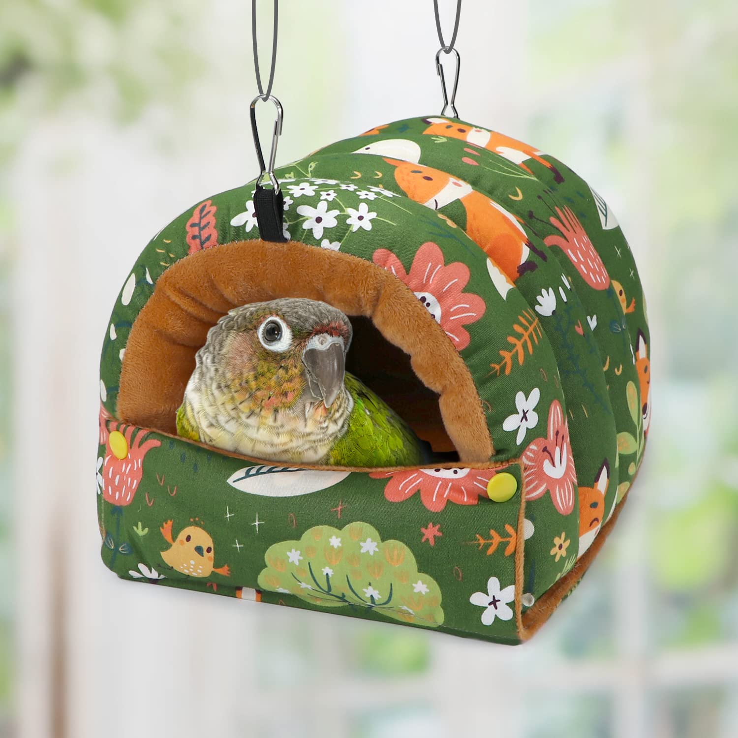 Wontee nido de aves, tamaño grande para aves de tamaño medio.