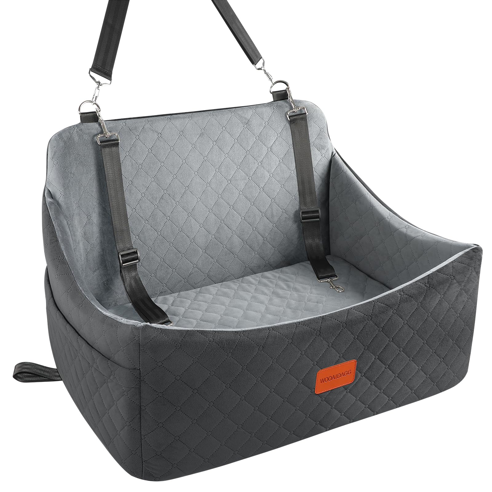 Wooaidagg asiento para perro en coche: seguridad y confort en viajes.