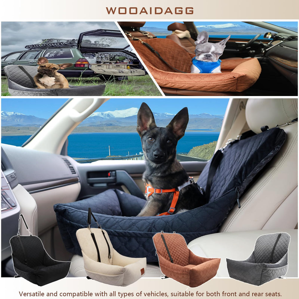 Wooaidagg fijación estable con cinturón para trayectos seguros.