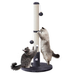 Woochpet poste rascado gato alto 33 pulgadas, ideal para entretenimiento y protección de muebles.