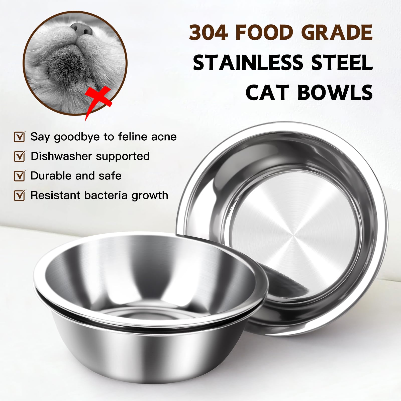 Woodever set diario para gatos pequeños, cómodo y práctico